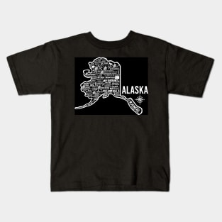 Alaska Map Kids T-Shirt